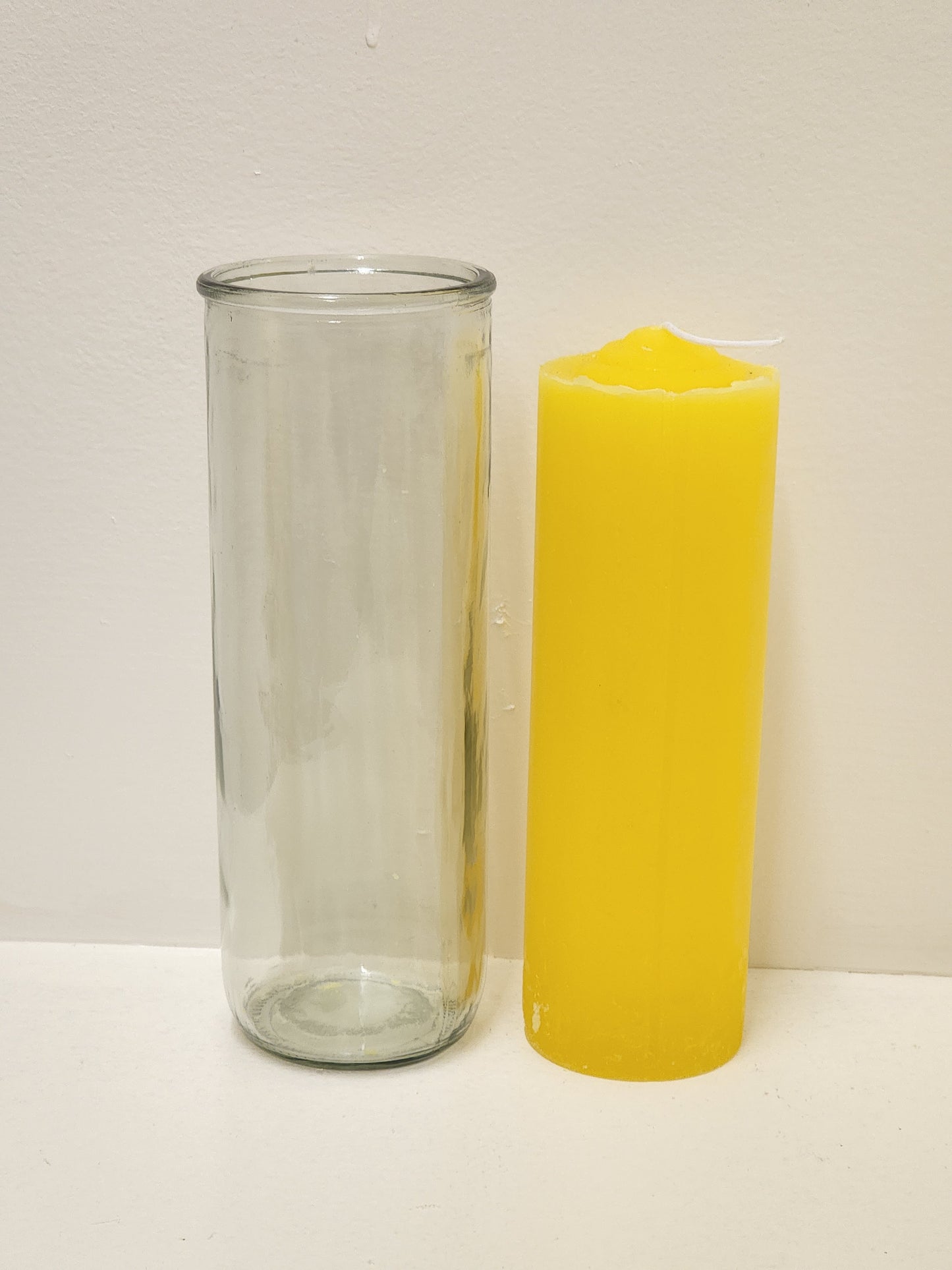 Yellow Pullout Candle