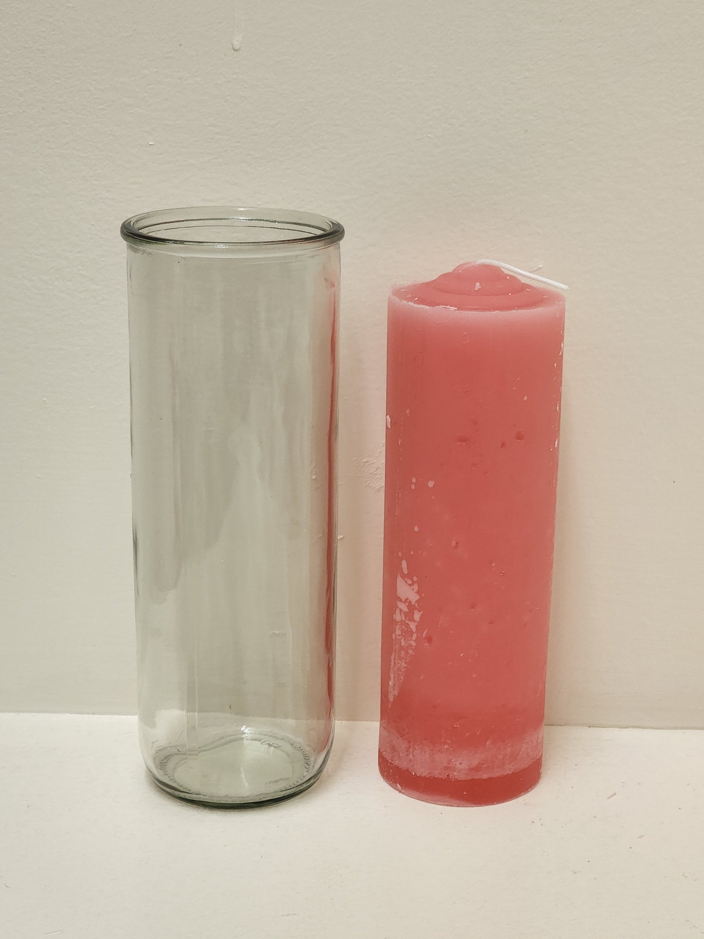 Pink Pullout Candle