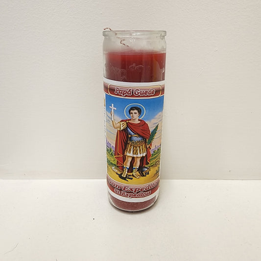 San Expedito Papa Guede Candle