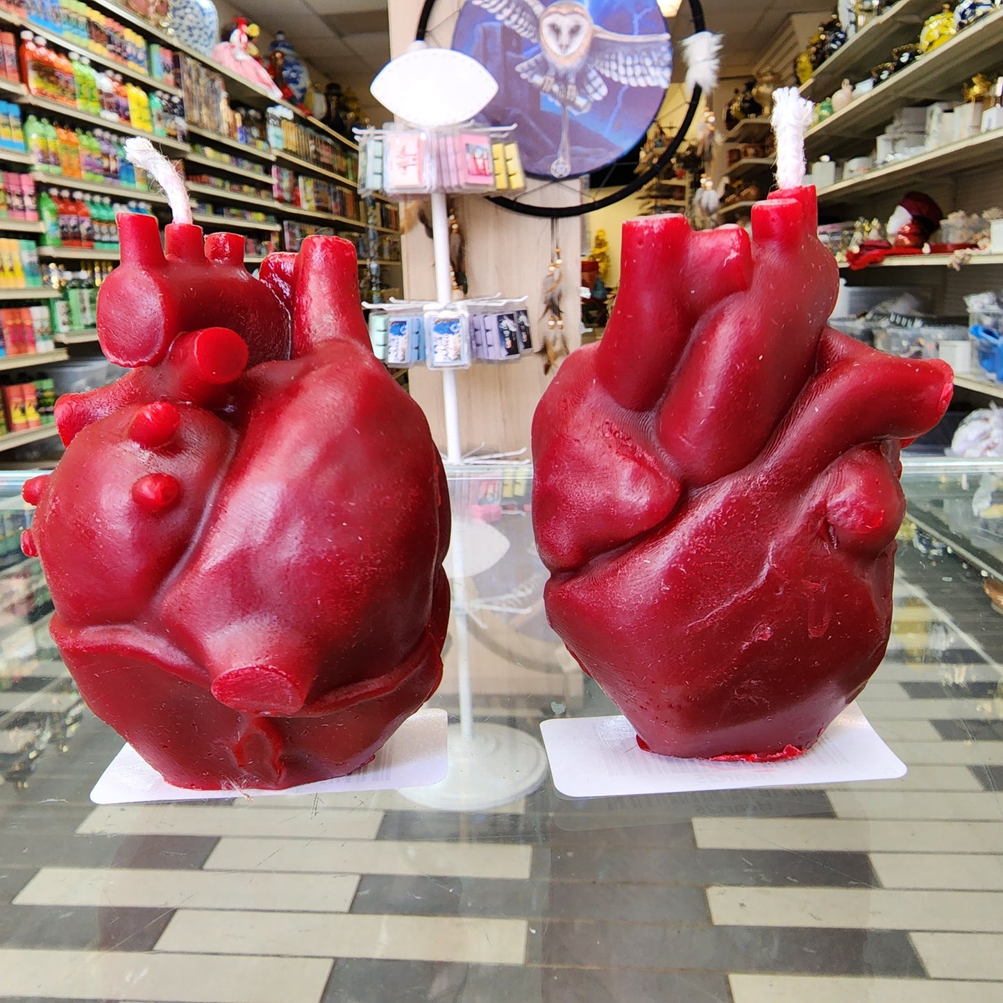 Anatomical Heart Candle